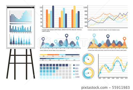 Infographics and Tables on Whiteboard Presentation 55911983