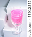 Yummy pink sparkling wine 55912852