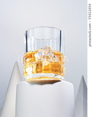 Delicious whiskey with ice Delicious whiskey with ice 55912854