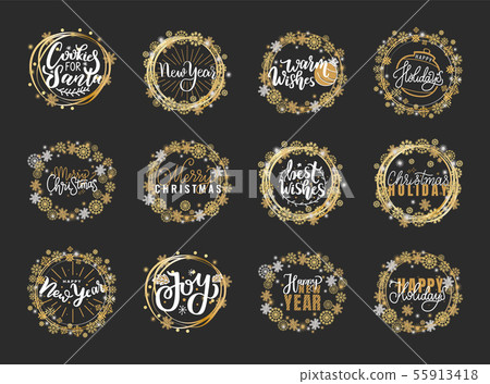 Happy Holidays, Best Wishes Merry Bright Christmas 55913418