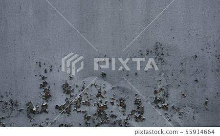 Peeling grey paint on wall seamless texture. 55914664
