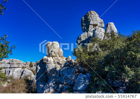 El Torcal de Antequera, Andalusia, Spain, near Antequera, province Malaga. 55914767