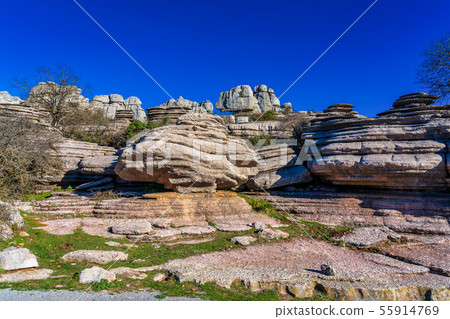 El Torcal de Antequera, Andalusia, Spain, near Antequera, province Malaga. 55914769