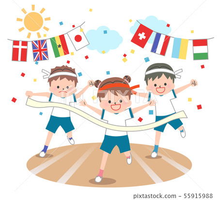 Sports Day Stock Illustration 55915988 Pixta