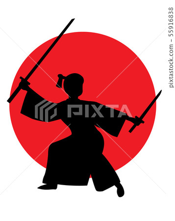 Two-sword style samurai Two-sword style samurai 55916838