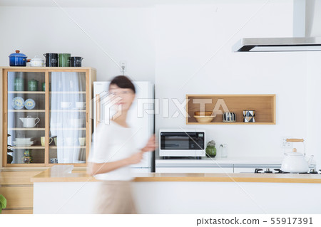 Kitchen woman housewife housework mother 55917391
