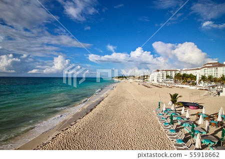 墨西哥坎昆藍海 墨西哥坎昆藍海 55918662