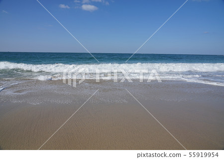 志賀島,福岡的海,天空和波浪風景 志賀島,福岡的海,天空和波浪風景 55919954