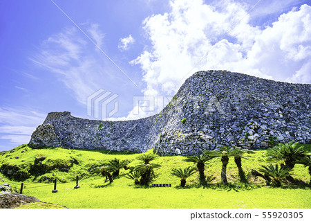 Okinawa World Heritage Site Nakijin Castle Ruins 55920305