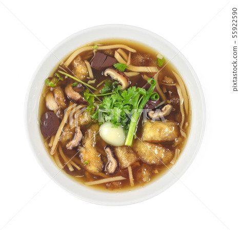 Fish maw with boiled quail egg and blood pork Fish maw with boiled quail egg and blood pork 55922590