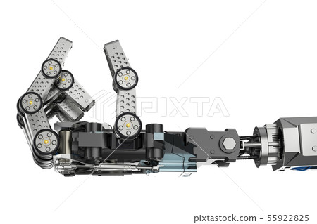 Cyborg hand isolated Cyborg hand isolated 55922825