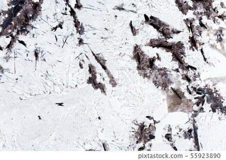 Close up of abstract natural marble black and white. 55923890