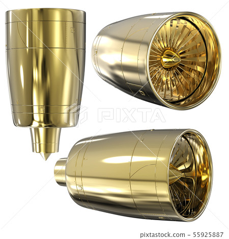 jet engine on white background 55925887