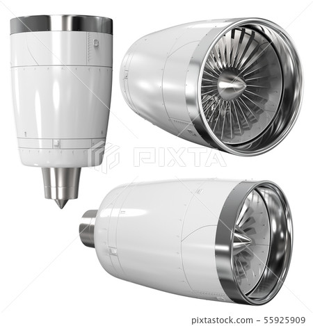 jet engine on white background - Stock Illustration [55925909] - PIXTA