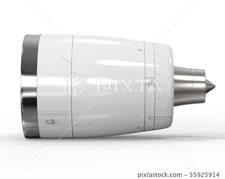 jet engine on white background 55925914