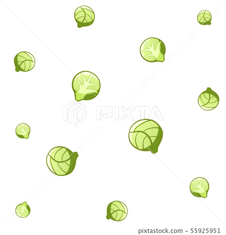 Brussels sprouts pattern 55925951