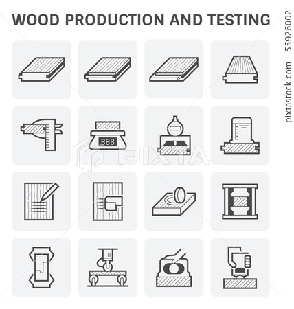 Wood sawmill icon Wood sawmill icon 55926002