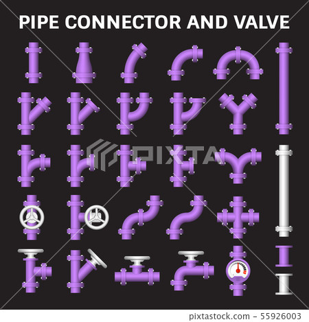 Pipe Connector Vector Pipe Connector Vector 55926003