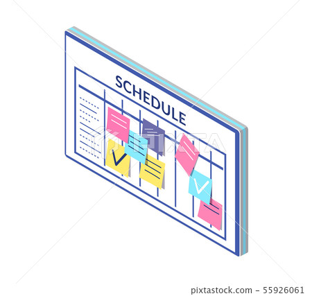 Schedule, Timetable of Company Workers Board Notes 55926061