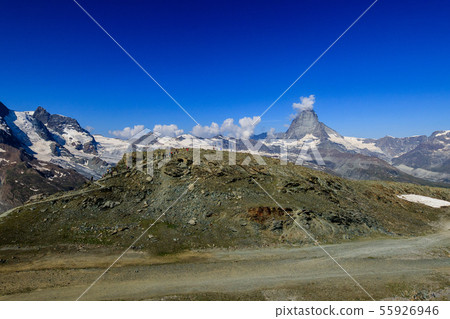 [Swiss Gornergrat Railway] Matterhorn from the train window of Gornergrat Railway 55926946