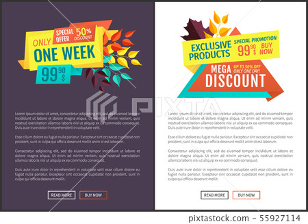 Exclusive Offer Sale Discount Vector Illustration Exclusive Offer Sale Discount Vector Illustration 55927114