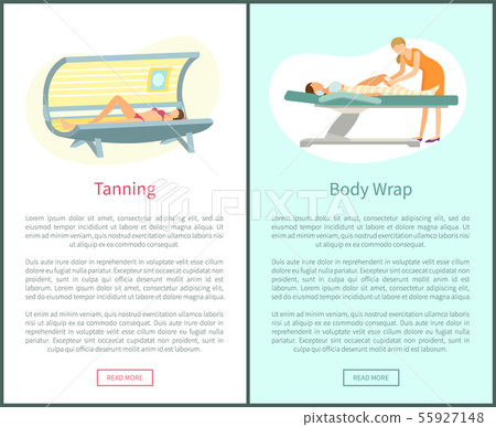 Tanning and Body Wrap Web Posters in Spa Salon Tanning and Body Wrap Web Posters in Spa Salon 55927148
