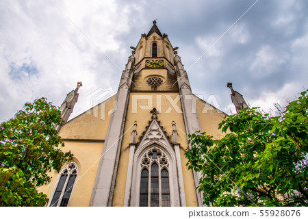 Church of Assumption of St. Mary, German: Stadtpfarrkirche Maria Himmelfahrt, in Melk, Austria Church of Assumption of St. Mary, German: Stadtpfarrkirche Maria Himmelfahrt, in Melk, Austria 55928076