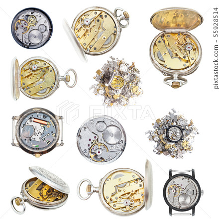 collection of vintage wathes and clock parts 55928514