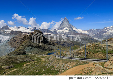 [Swiss Gornergrat Railway] Hiking trail and Matterhorn to Rotenboden Station 55928612