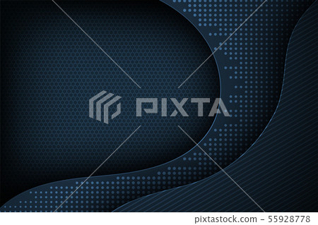 Blue abstract background vector with overlapping. 55928778