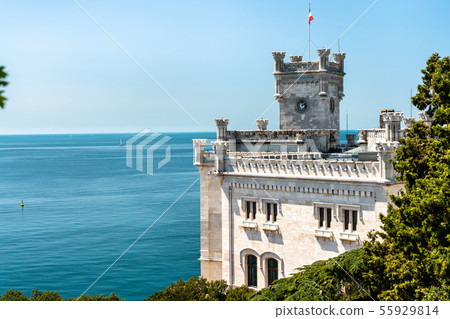 Miramare Castle near Trieste in Italy 55929814