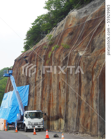 Disaster prevention construction of cliff Disaster prevention construction of cliff 55929965