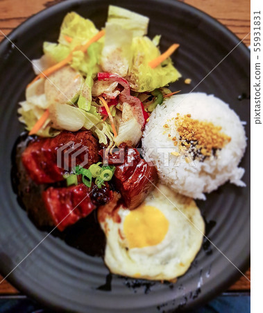 The Ramen food is a typical Japanese dish. The Ramen food is a typical Japanese dish. 55931831