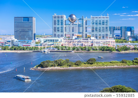 東京台場的景觀（從彩虹橋） 55932885