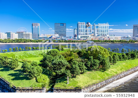 Landscape of Tokyo Odaiba (from Rainbow Bridge) Landscape of Tokyo Odaiba (from Rainbow Bridge) 55932948