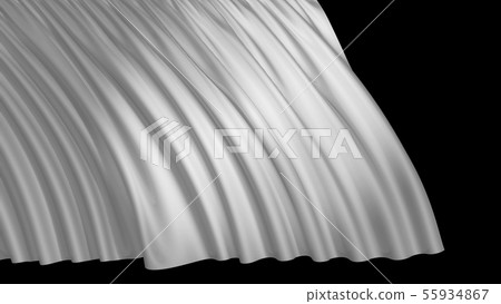 3D rendering of a beautiful stage curtain 3D rendering of a beautiful stage curtain 55934867