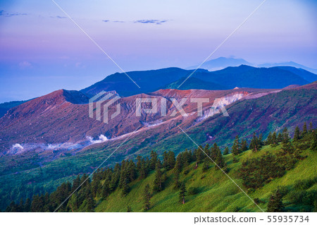 (Gunma) Yoshigadaira and Kusatsu-Shirane mountain in summer (Gunma) Yoshigadaira and Kusatsu-Shirane mountain in summer 55935734