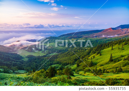 (Gunma) Yoshigadaira and Kusatsu-Shirane mountain in summer (Gunma) Yoshigadaira and Kusatsu-Shirane mountain in summer 55935735