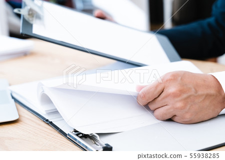Documents and businessmen Documents and businessmen 55938285