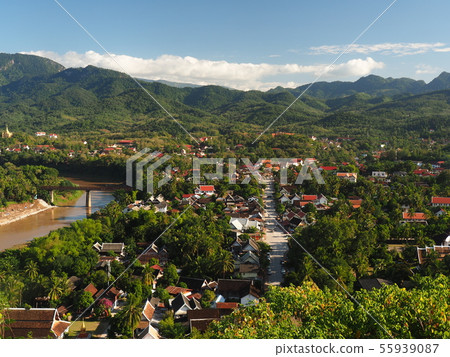 Luang Prabang cityscape 55939087