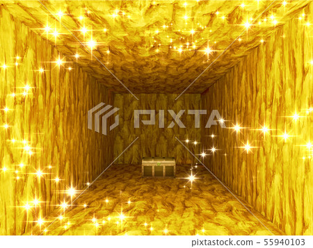 Dungeon gold treasure chest 55940103