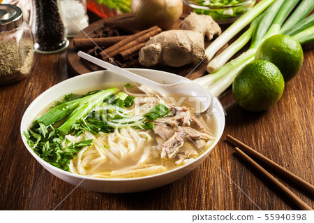 Pho Ga - chicken noodle soup 55940398