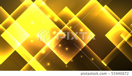 Shiny neon design square shape abstract background. Retro vector abstract design banner template Shiny neon design square shape abstract background. Retro vector abstract design banner template 55940872