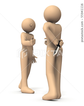 Abstract representing a betrayal trap Abstract representing a betrayal trap 55941116