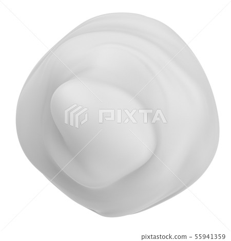 white foam isolated on white 55941359
