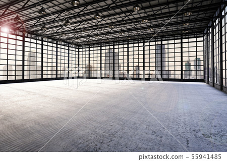 interior empty factory 55941485