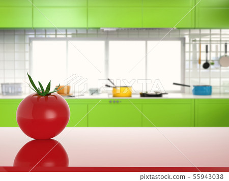 tomato on counter tomato on counter 55943038