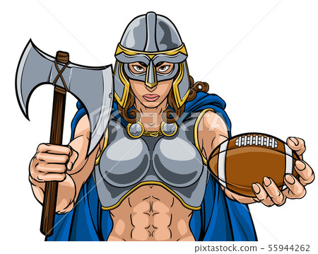 Viking Trojan Celtic Knight Football Warrior Woman 55944262