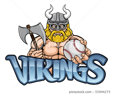 Viking Baseball Sports Mascot Viking Baseball Sports Mascot 55944273