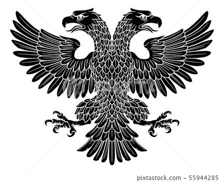 Double headed Imperial Eagle with Two Heads 55944285